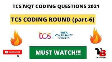 #6 TCS NQT Previously Asked Coding Question | TCS-NQT Programming Questions | Must Watch Video