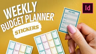 Mini Budget Planner Stickers - Indesign Tutorial - Free Download screenshot 4