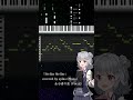 星街すいせい - Stellar Stellar covered by spika & 小春六花【ピアノ/Synthesizer V】#shorts #synthesizerv #pianocover