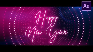 New Year Presentation in After Effects - After Effects Tutorial