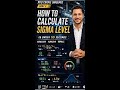 how to calculate sigma level #sixsigma #leanmanufacturing #leadership #automation