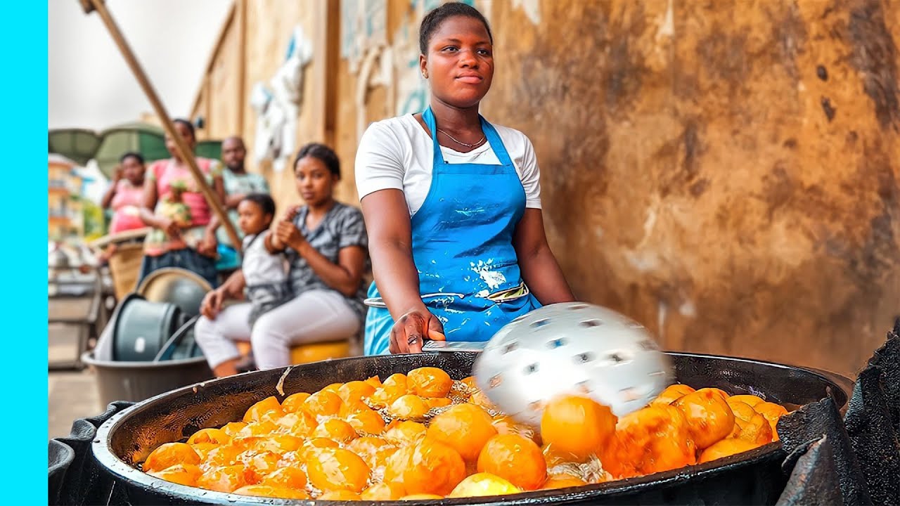 أرخص أكل شوارع في أفريقيا! جولة تذوق في لاغوس، نيجيريا!