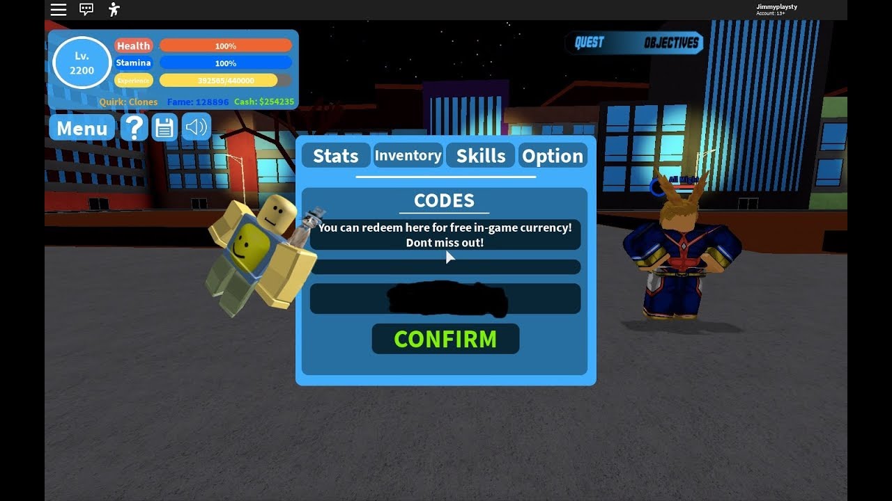 Boku No Roblox Codes 2019 November - boku no roblox remastered november codes