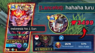 DILUAR NALAR!! TERNYATA INI YG BIKIN GLOBAL SUN DAMAGENYA SUPER SAKIT | MOBILE LEGENDS