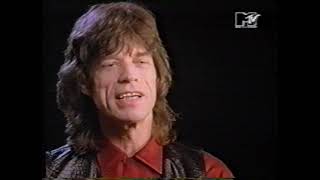Mick Jagger Interviews U0026 Webster Hall New York Performance Promoting Wandering Spirit Mtv 1993