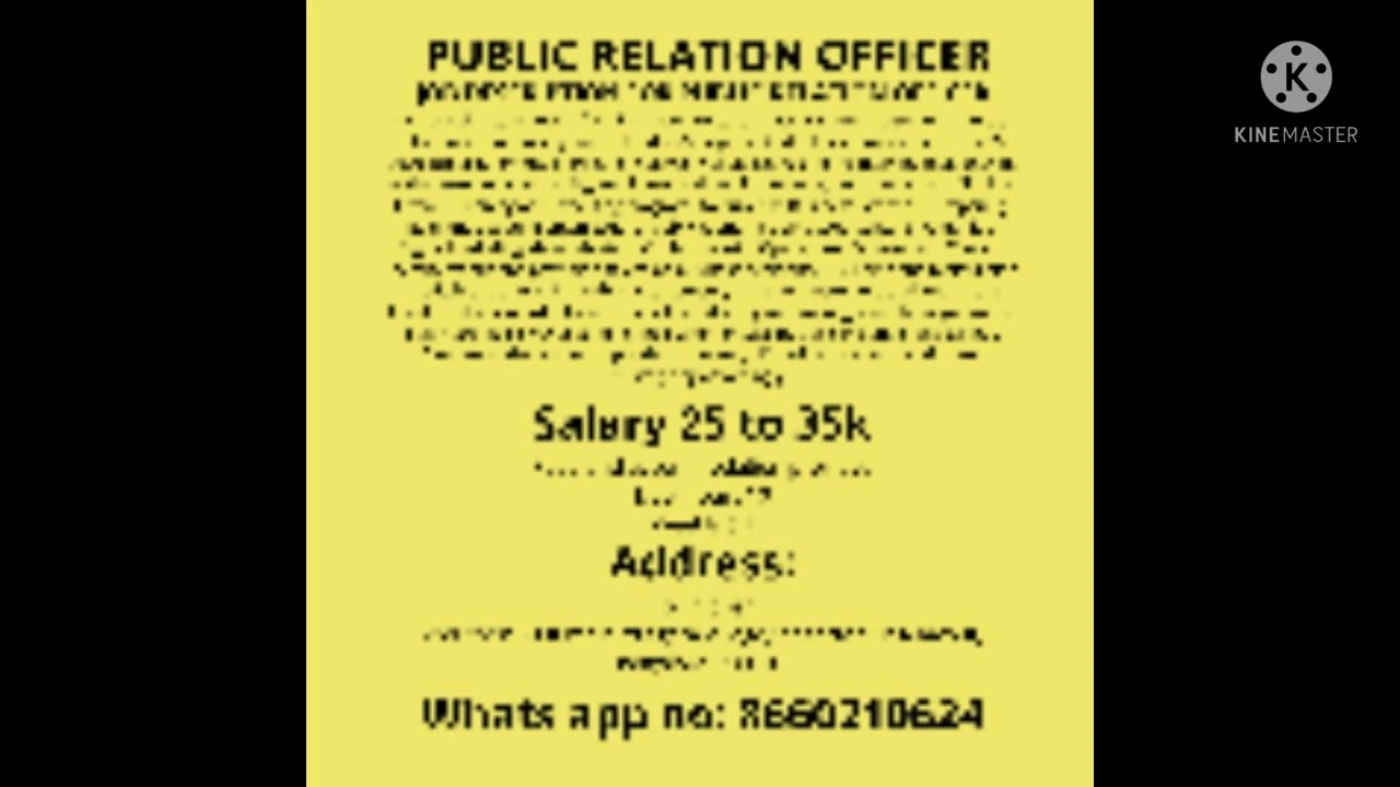 public relations officer job/