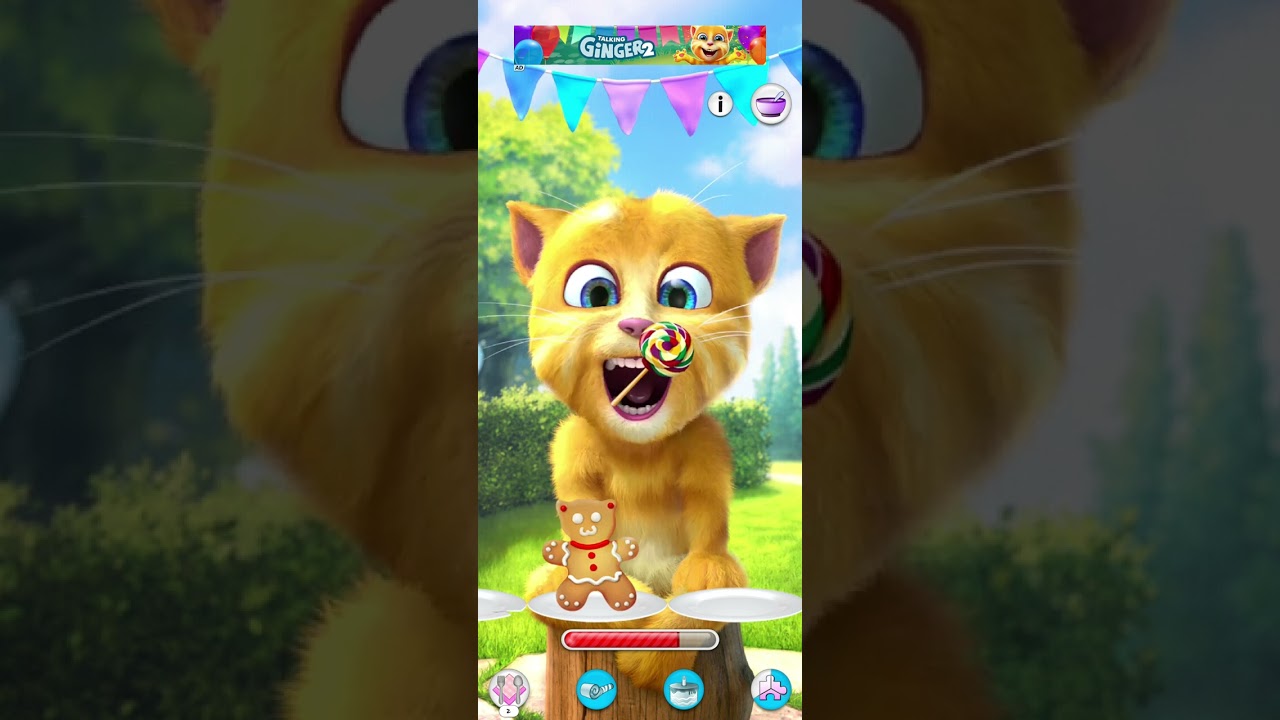 Talking Tom 🎉🎉🍔🥐🍟🍒🍌🥨🍎🎉🎉