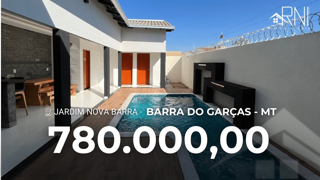 Casa com 2 quartos à venda no Jardim Nova Barra em Barra do Garças - MT