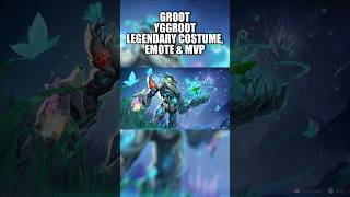 Marvel Rivals- Groot Yggroot Legendary Costume, Emote &amp; MVP
