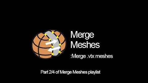 Merge vertices from two meshes
