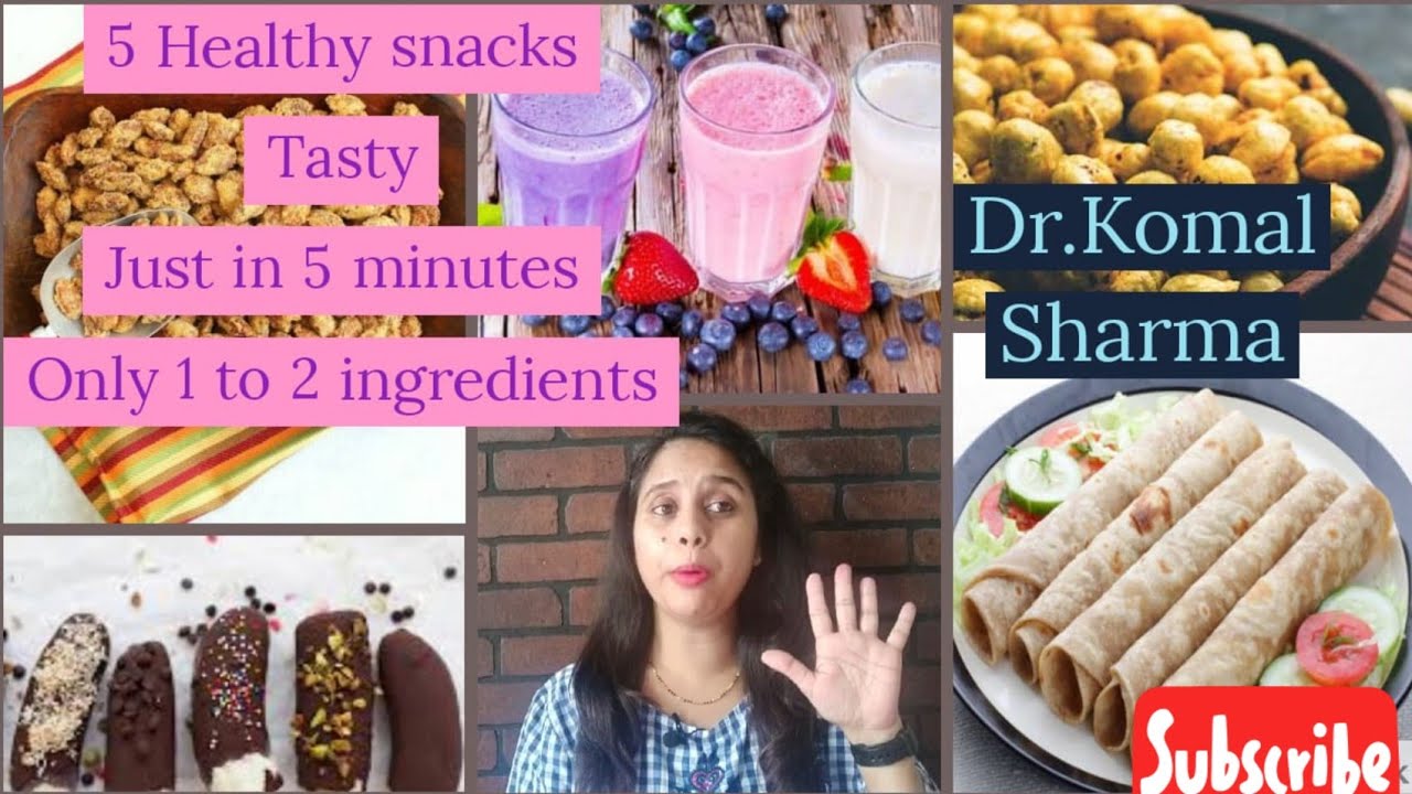 5 Super Instant Healthy Foods/ Recipes for Kids - YouTube