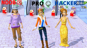 Run Rich 3d Gameplay Noob🙄 vs Pro😏 vs Hacker 😈