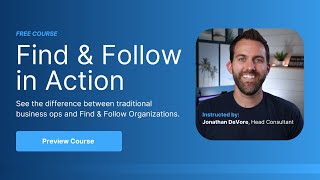 How is Find & Follow Different Than Traditional Business Ops | Find & Follow Course Preview