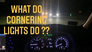 What are cornering lights ?