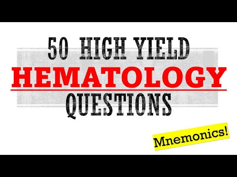 50 High Yield Hematology Questions | Mnemonics And Proven Ways To Memorize for the PANCE, PANRE