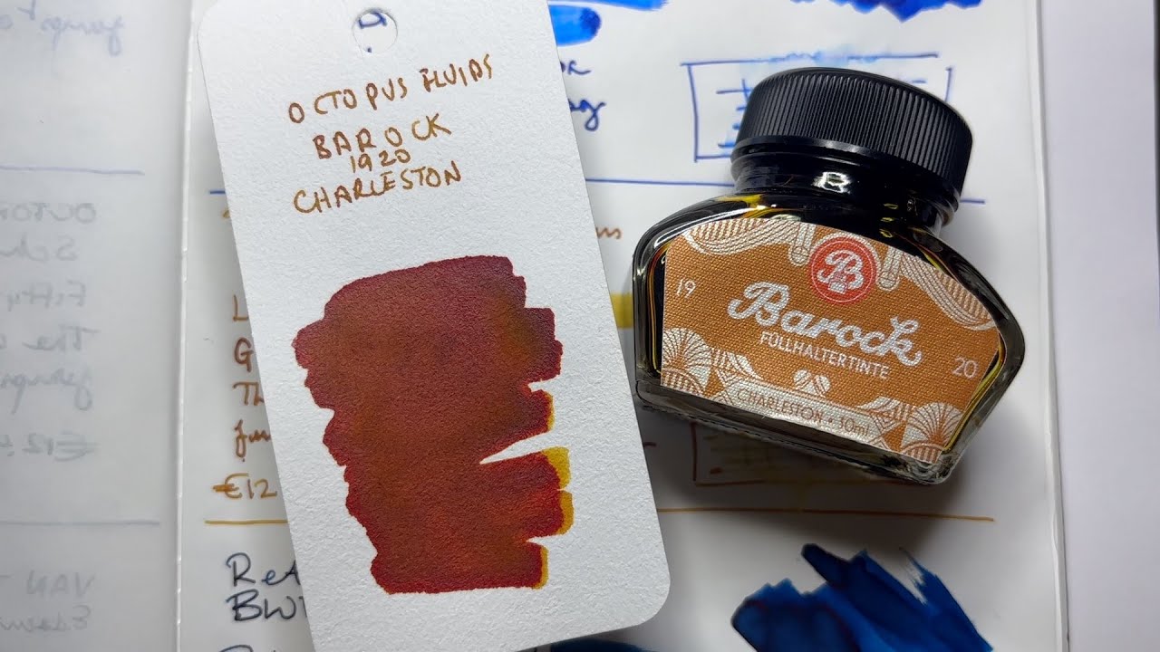 Inky Minutes: Octopus Fluids Barock 'Charleston' Ink Review