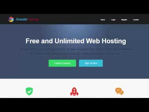 How to get an Unlimited Web Hosting and Domain for FREE with no Ads