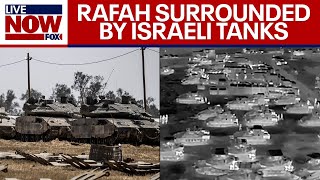 Israel-Hamas war: Rafah surrounded by Israeli tanks ahead of invasion | LiveNOW from FOX screenshot 3