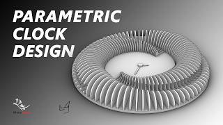 How to Design a Parametric Wall Clock in Rhino 3D (No Plugins)