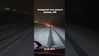 Going to Mankato Minnesota. #minnesota #winter #snow #snowfall #driving #america #usa #roadtrip