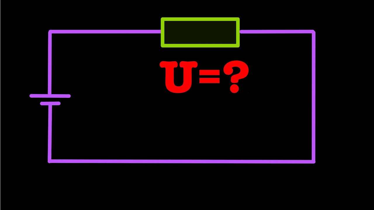 Calculate the Voltage in a simple electrical circuit. - YouTube