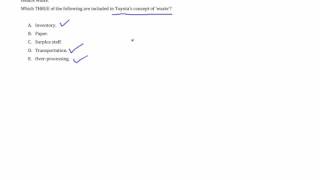 CIMA E1 Mock Q12