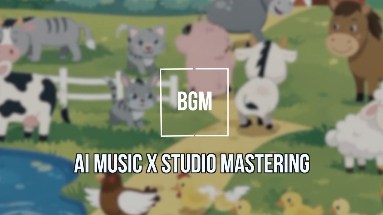 동물농장 BGM 스타일 곡 AI음원 어린이 영상 음원