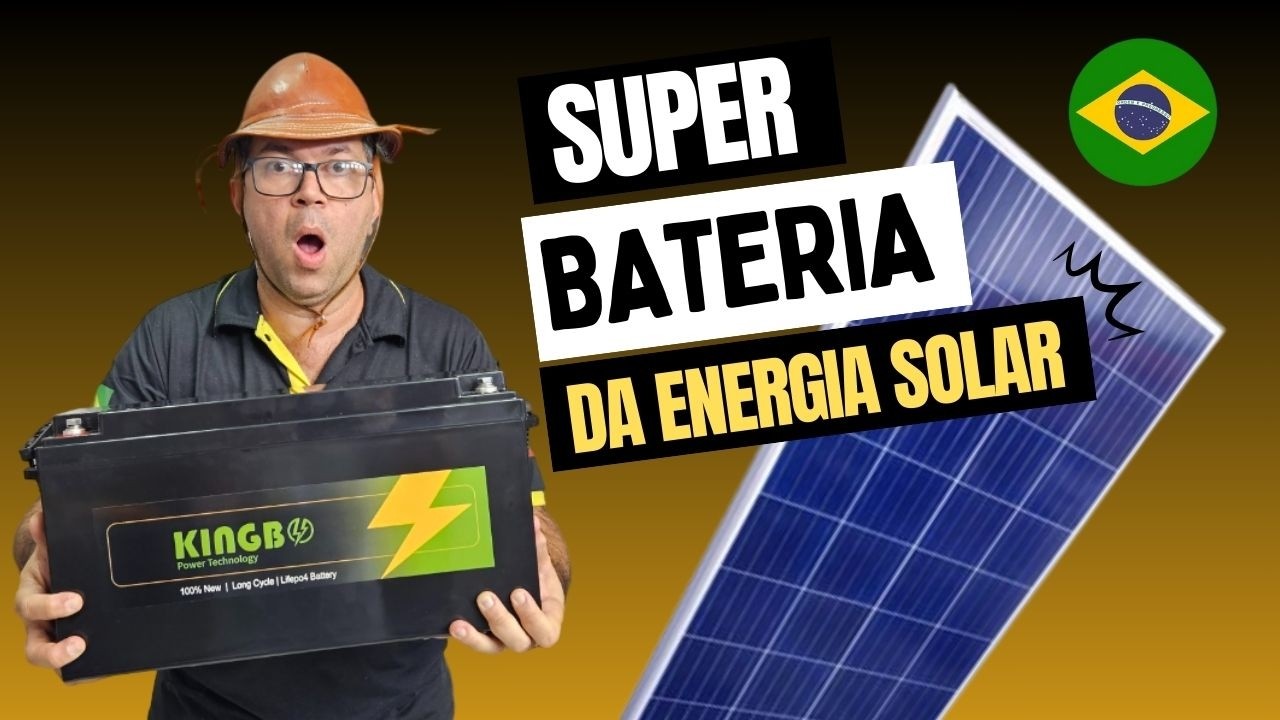 Lançamento🔋 24v 100AH LIFEPO4  kingbo A Melhor Bateria da ☀️Energia Solar No BRASIL !