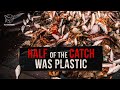 Shocking Discovery in Fishing Nets: Half of the Catch was Plastic Bags