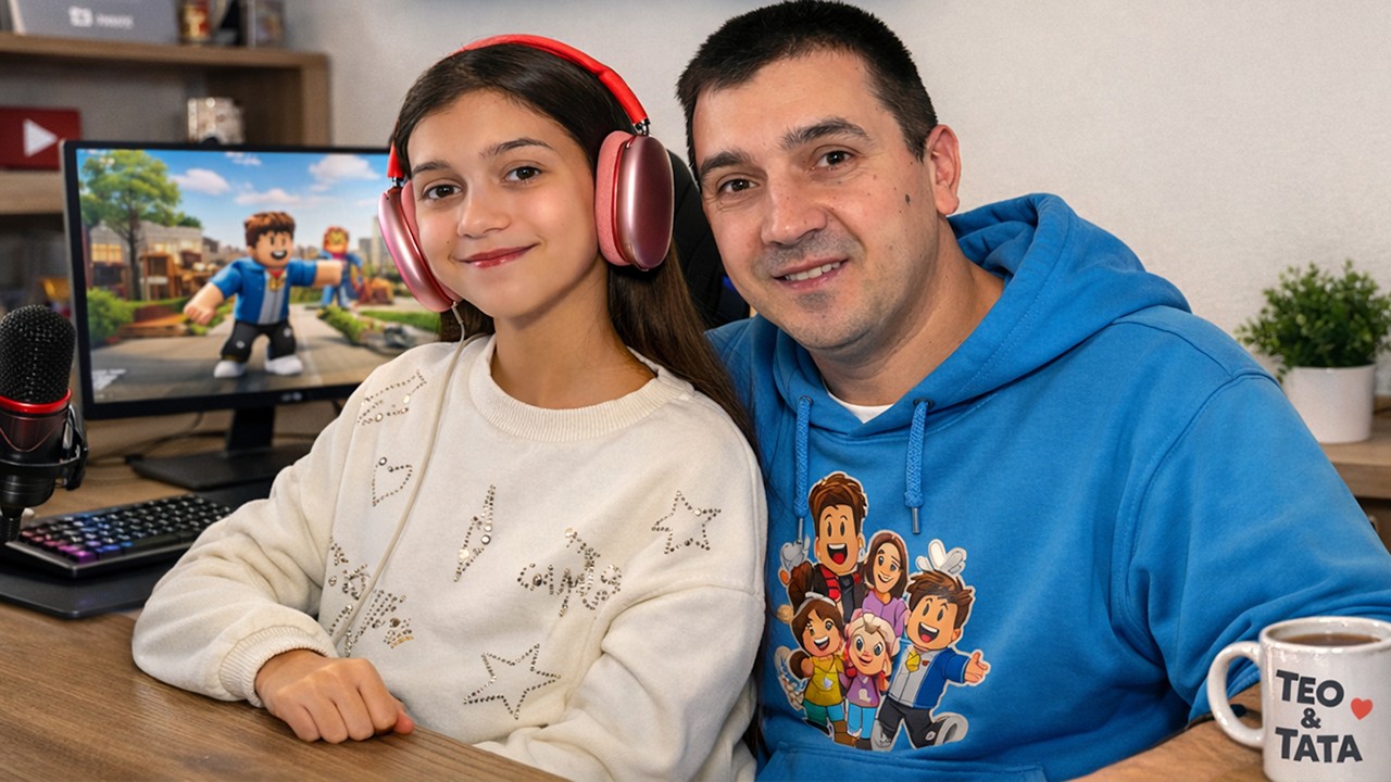 Tata la prima experiență în lumea virtuală cu Teodora ❤️