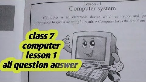 class 7/#computer /sankardev Shishu niketan/lesson 1/question answer/NS.Education