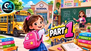 A FUN DAY AT SCHOOL! 🚌📚 | My School Day Classroom Adventure | School Adventure Game | Part 1