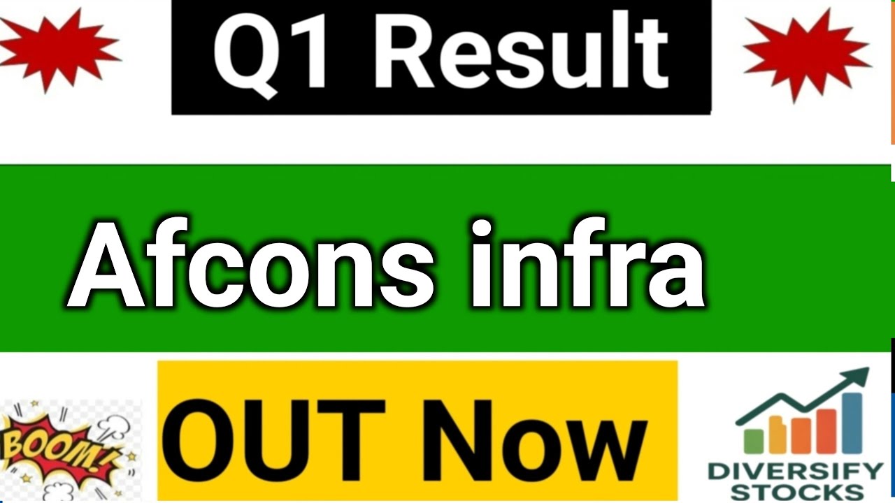 Afcons infra Q1 Results 2026 | Afcons infrastructure share news today | Afcons infra results today 