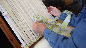 Twined Rag Rugs Part 3