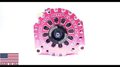 Mechman Alternators - B8206400PI - 400 Amp Pink Billet Alternator