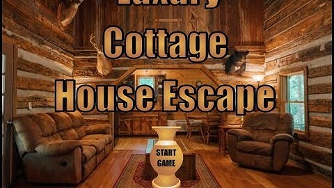 luxury cottage house escape video walkthrough