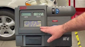 VAT 45 Charging System Test
