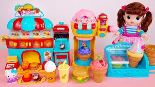 60 Minutes Satisfying with Unboxing Cute Kitchen Playset, Ice Cream Store & Cash Register | ASMR