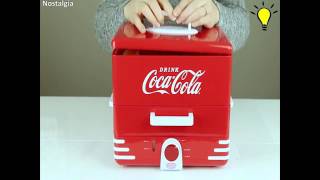 The Nostalgia Coca-Cola Hot Dog Steamer steams hot dogs and buns to delicious perfection in minutes!