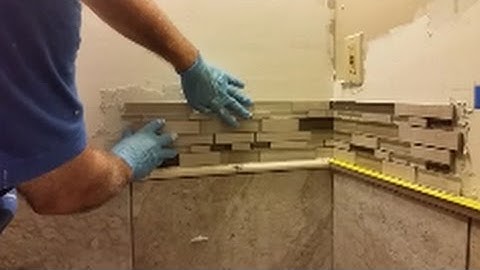 How To Install Mosaic Tile On an Inside Corner - Glass Mosaic Tile