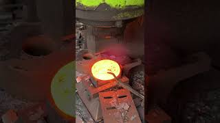 Global forging factory How to Forge a Steel Donut #forge #industrial #forging #blacksmith #factory