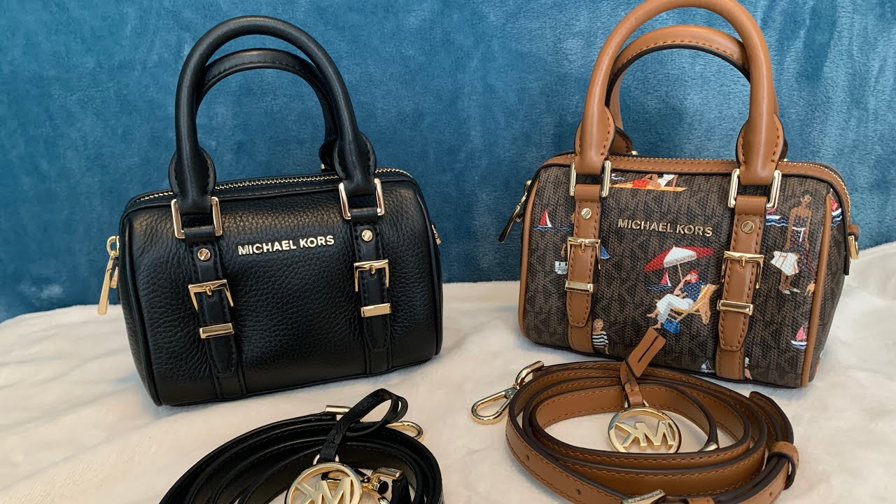 Michael Kors Maisie Medium Pebbled Leather 3-in-1 Crossbody Bag in Buff  Multi unboxing 
