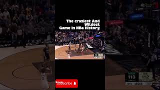 The CRAZIEST and WILDEST Game! #nba #basketball#warriors #grizzlies #crazy #epic