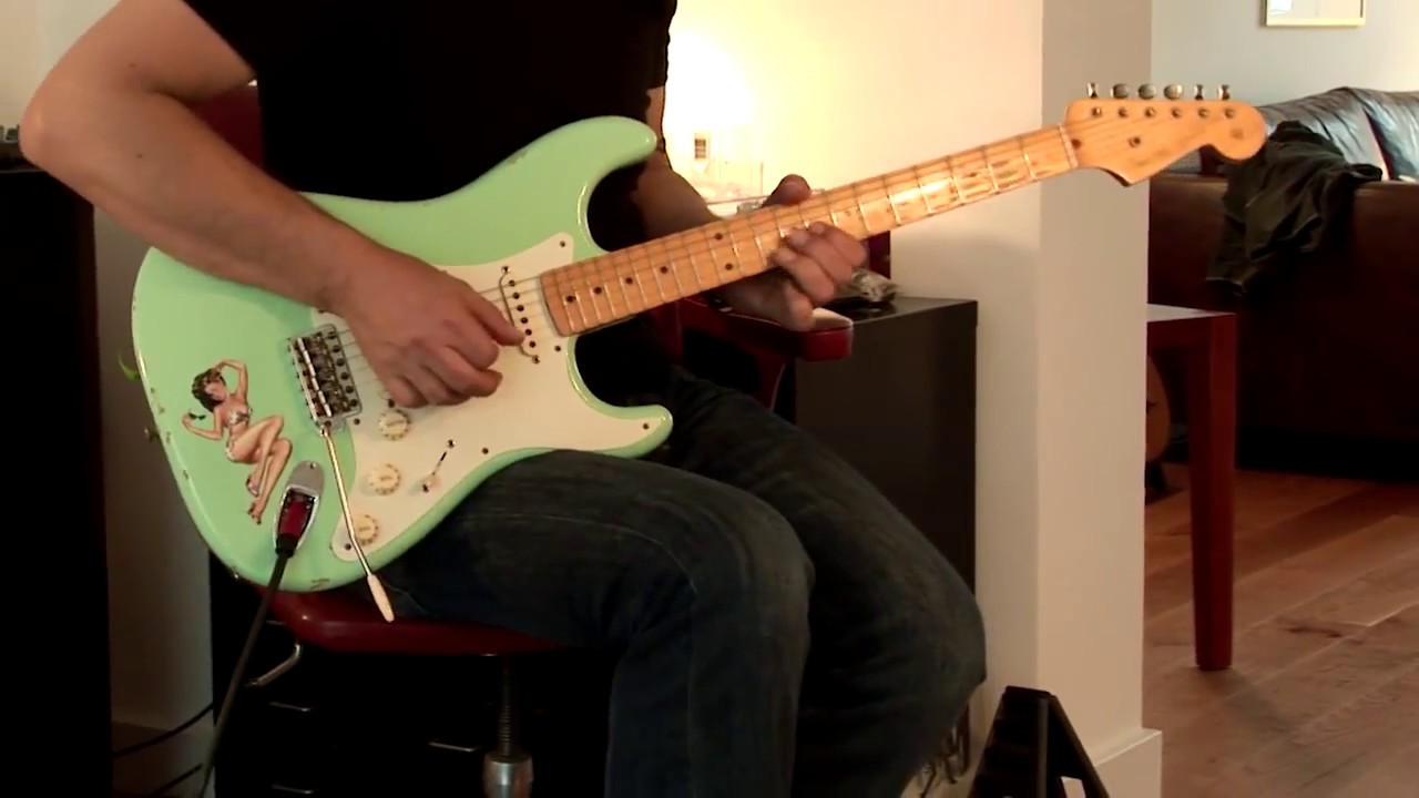 2012 Fender Stratocaster Custom Shop "55 Reissue Relic", faded surf green