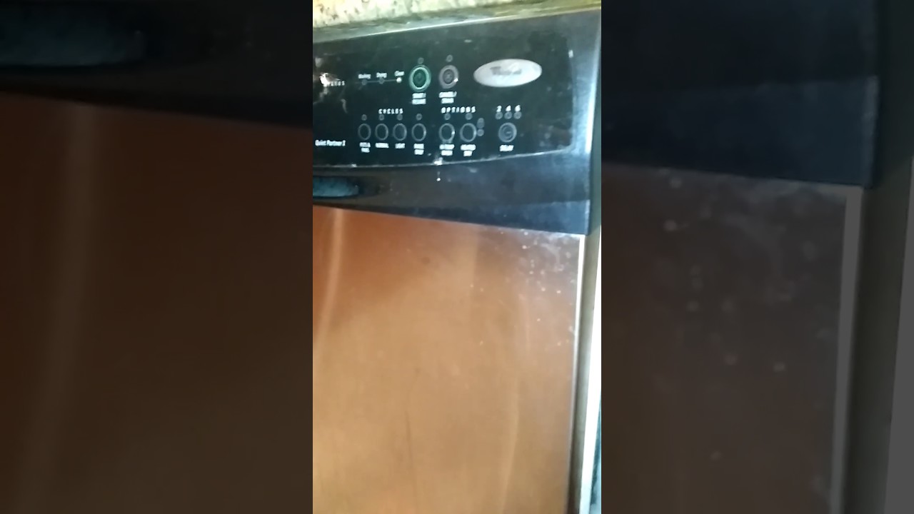 Fixing holes in a dishwasher. - YouTube