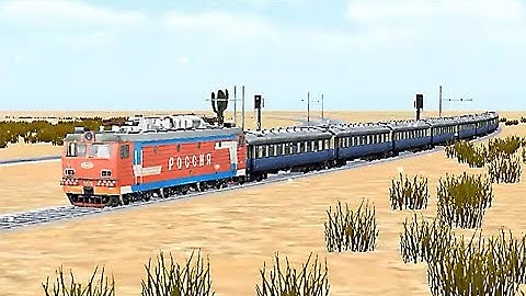 Train Sim - Desert Using VL65 at Snowy Day - Simulasi Kereta Api