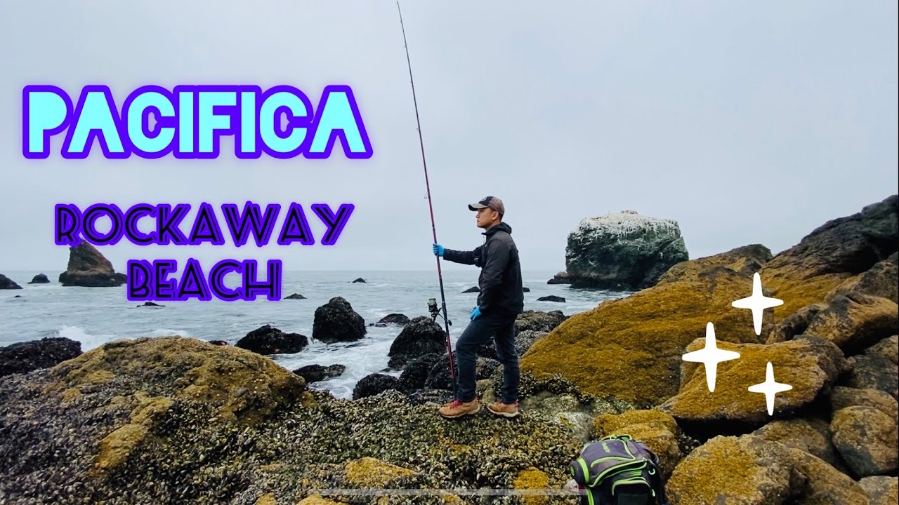 PACIFICA Rockaway Beach, Fishing in paradise. BIG FISH! YouTube
