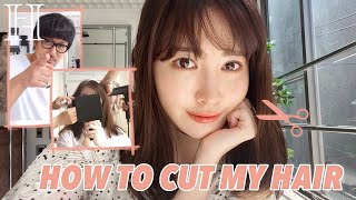 こじはるヘアの作り方❤️春ミディ✂️こだわり前髪&後れ毛
