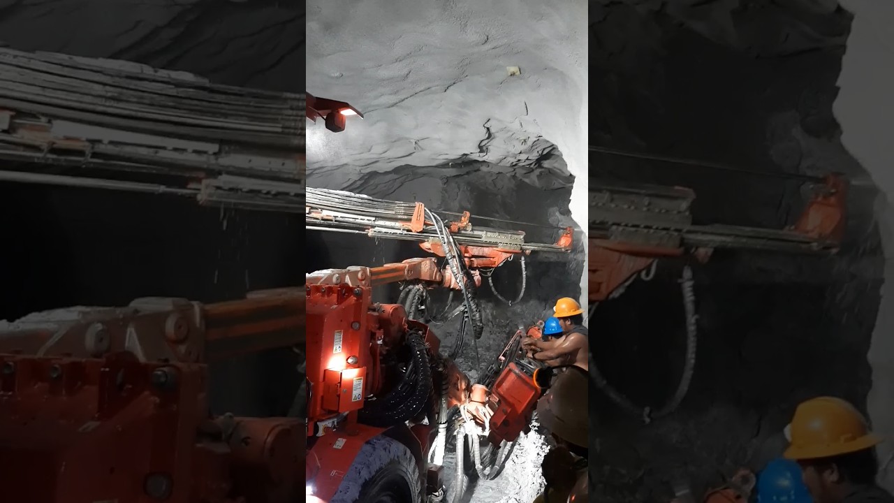 Sandvik Jumbo Drill Machine, Compact with 2 Booms.