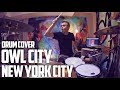 Pop-Punk drums over "New York City" by Owl City